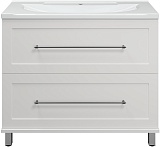 Misty Тумба с раковиной Марта 100 белая глянцевая